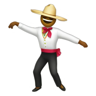 Dancing salsa in mexico sticker