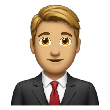 hombre de traje sticker