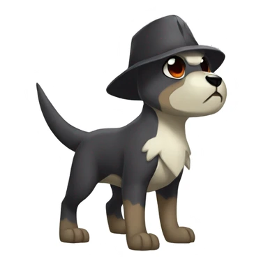  Cool Edgy Houndour-Cubone-Duskull-Fakémon  sticker