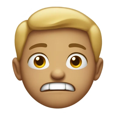 gurning big pupils sticker