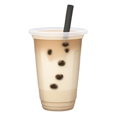 Boba milk tea sticker