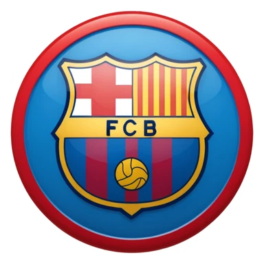 Fc Barcelona logo imoji sticker