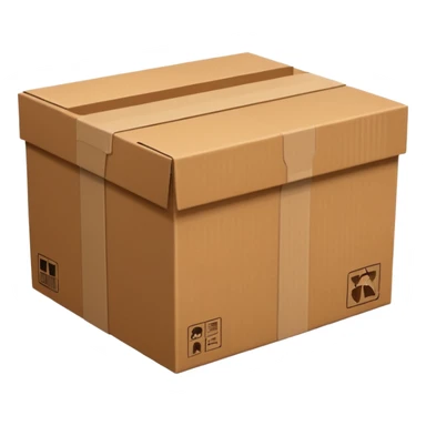 make delivery box  sticker