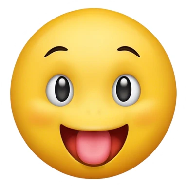 Emoji qui tire la langue  sticker