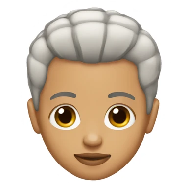 Lightskin with taper haircut sticker