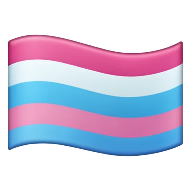 Trans flag sticker