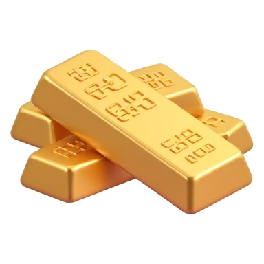 Chinese Yuanbao, gold ingot used as currency in imperial China sticker