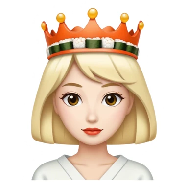Sushi princess sticker