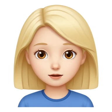 A cute girl speaking English  sticker