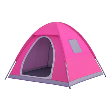 green camping tent sticker