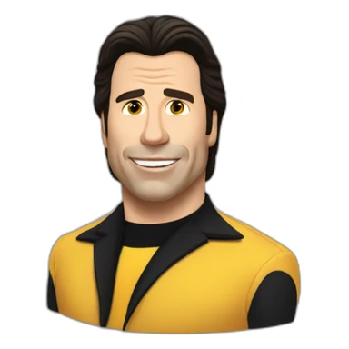 John Travolta lost sticker