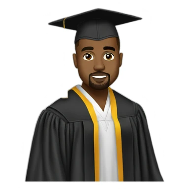 kanye west graduation  sticker