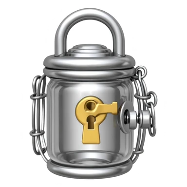 Castity cage bdsm style sticker