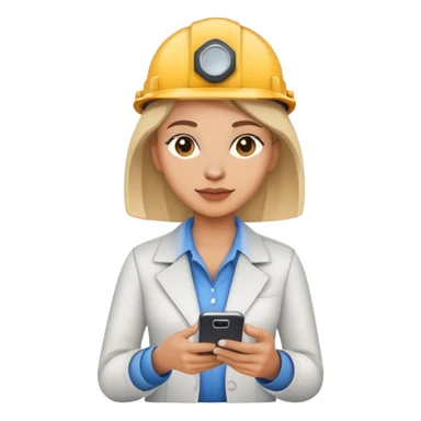 ARQUITECTA CPN UN CELULAR EN LA MANO sticker