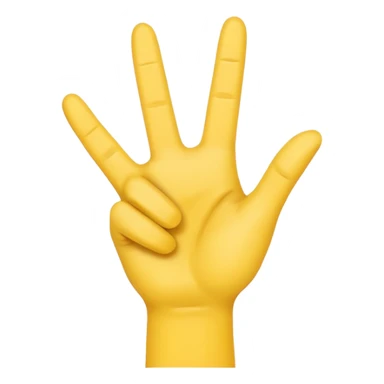 Make a YVL hand emoji doing the YVL hand signal sticker