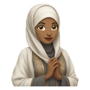 Traditional Islamic women sticker