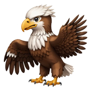 make me an minecraft guy emoji make it like an eagle sticker