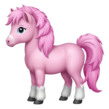 pink pony sticker