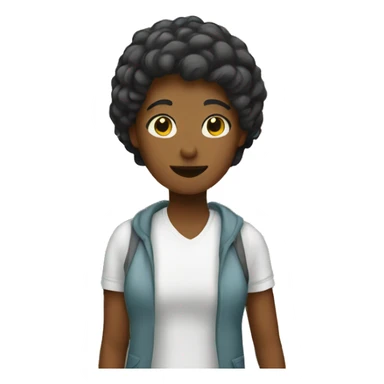 Person shopping  sticker