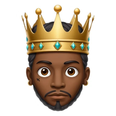 Ebony voodoo king sticker