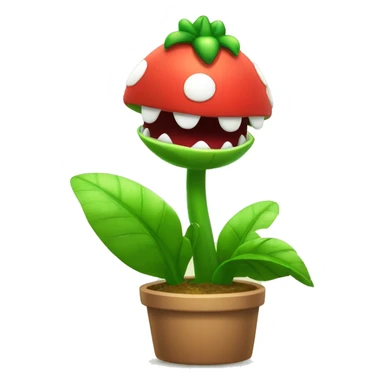 Piranha-plant-mario-game sticker