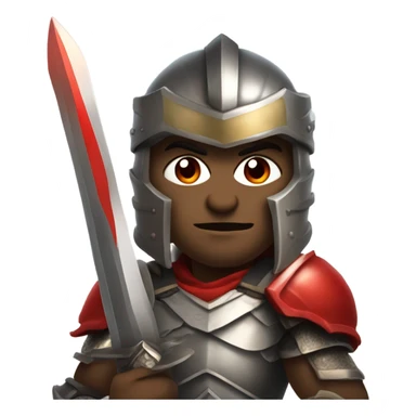 Ofc Warrior red Eyes Battle Shour  sticker