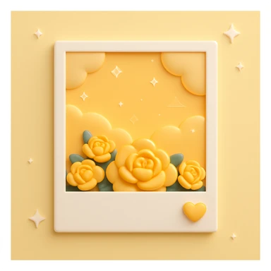 Draw exactly the same picture but in 3d ios style sticker