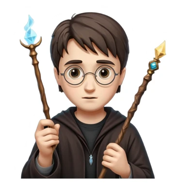 Harry Potter magical wand no kristal and sade sticker