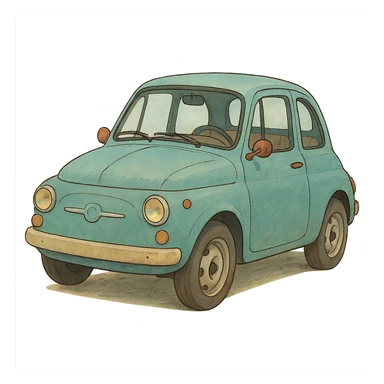 ghibli style car sticker