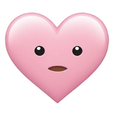 heart baby pink  sticker