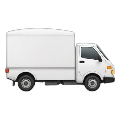 une camionette blanche sticker