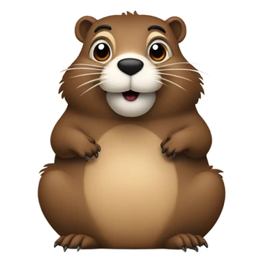 Ground hog sticker