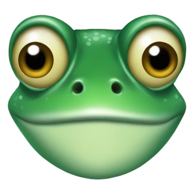 frog frog head sticker
