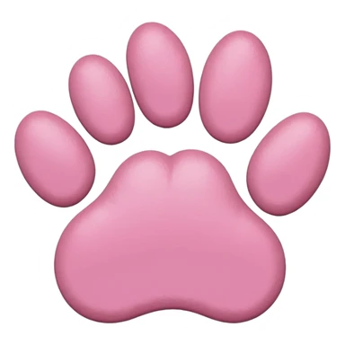 Quero emoji de patinha (cat paw) sticker