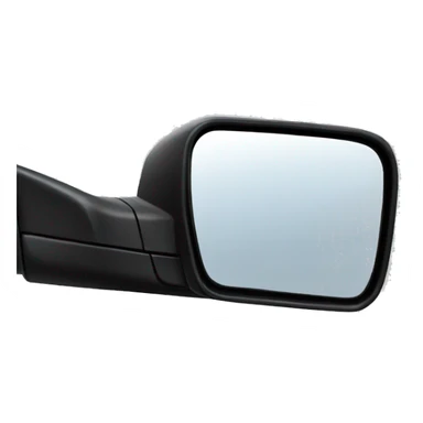 Rear mirror of the car sticker