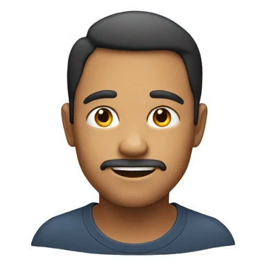 Face with showing your jawline sticker