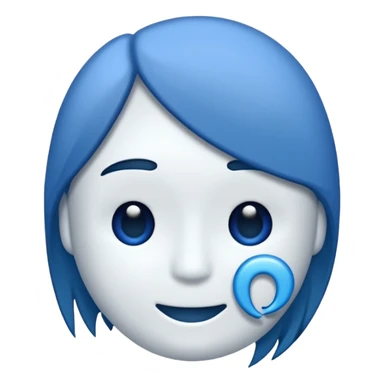 Ein einfacher Lineal beidseitig abgerundet
Ein sanfter Farbverlauf von dunkelblau über hellblau bis hin zu weiß sticker