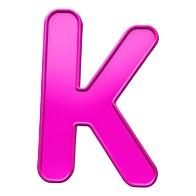 Pink neon sign with the word Kvitka sticker