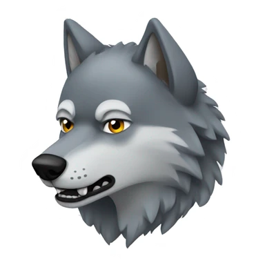 stark wolf sticker