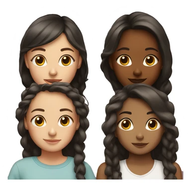 My girls side by side sticker