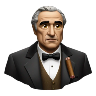 The Godfather with Cigar sticker