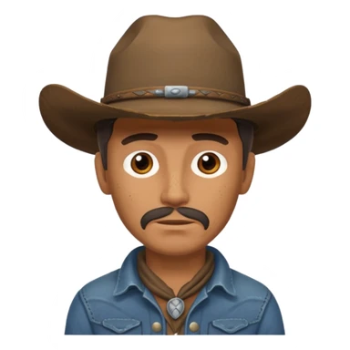 no hat cowboy  sticker