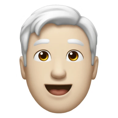 Main blanche avec le premier doigt replié dans la main le deuxième déplié droit le troisième perpendiculaire au deuxième, le quatrième pareil et le dernier comme le deuxième  sticker