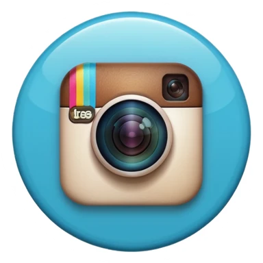 Generate a Instagram blue verified badge emoji exactly the same sticker