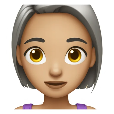 Girl with iphone sticker