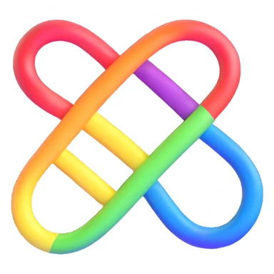 Neurodiversity symbol with rainbow infinity sticker