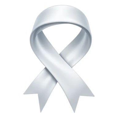 White ribbon 🎗️ sticker