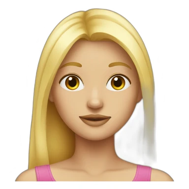 Blondegirl sticker