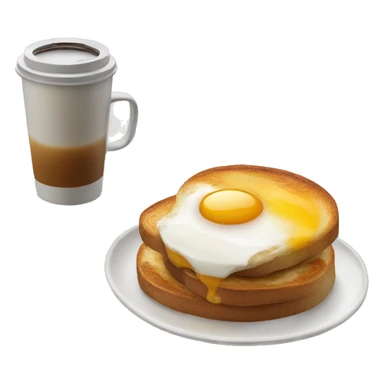 Breakfast  with filter coffee  sticker