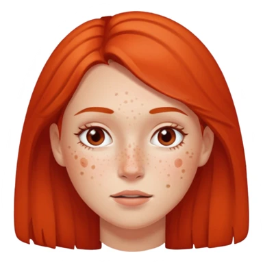 woman who has red acne on face sticker